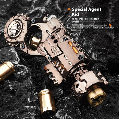Alloy Shell-Ejecting Soft Bullet Toy Gun