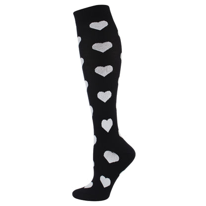 Nylon Novelty Pattern Calf Compression Socks 12 Designs S/M L/XL