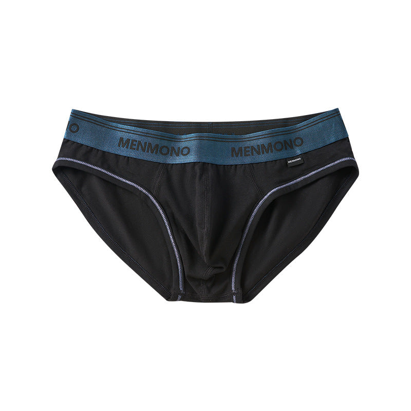 Men's Cotton Briefs – Low-Waist Two-Tone Underwear 9 Colour Combinations