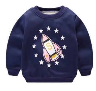 Children's Cartoon Print Sweatshirt | 10 Designs | Kids Top