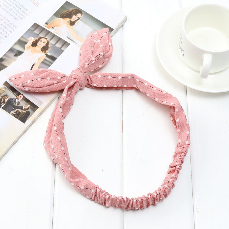 Bow & Bunny Ears Fabric Headband – 59 Styles