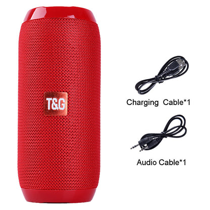 Portable Bluetooth Speaker with FM Radio & IPX5 Waterproofing