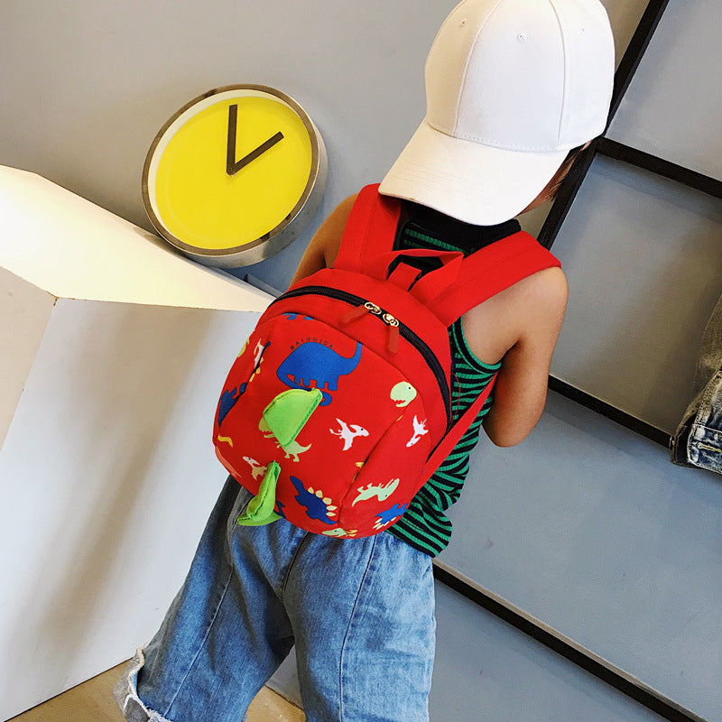 Kids' Dinosaur Cartoon Mini Backpack – Fun Anime Print School Bag
