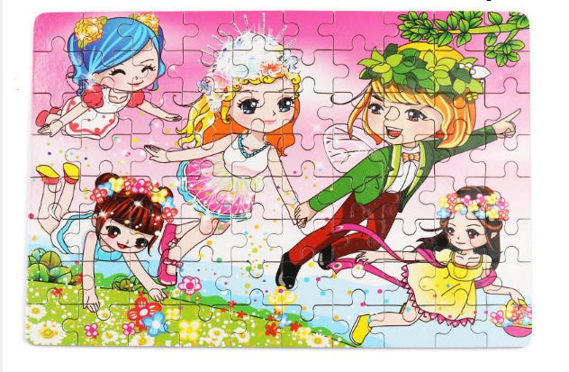 Children's Wooden Jigsaw Puzzle 21 Designs Ages 3+ - JParker Collections