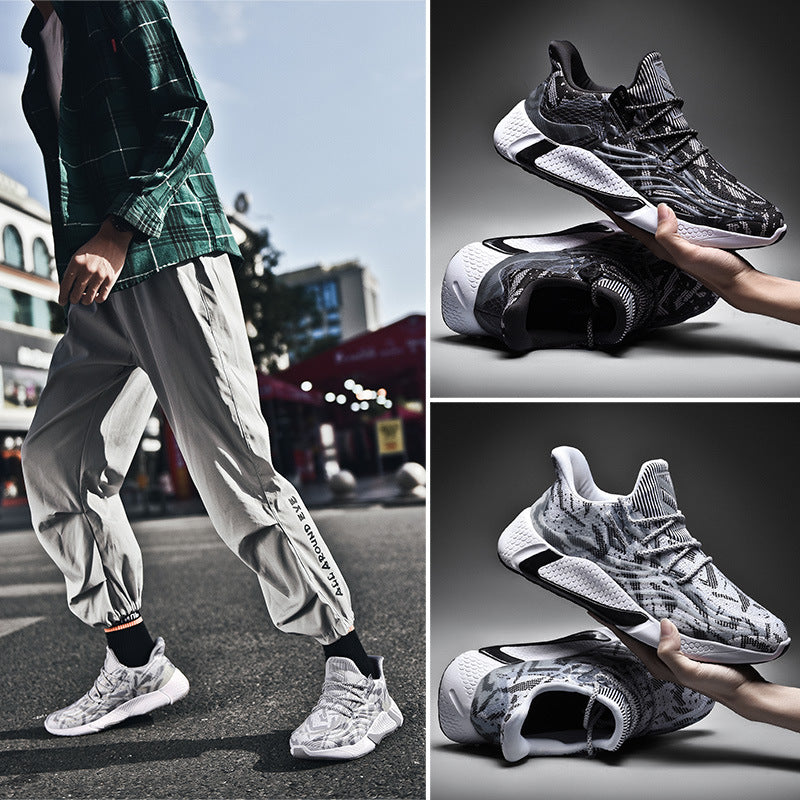 Men's Lightweight Running Trainers – Breathable Mesh Sports Shoes