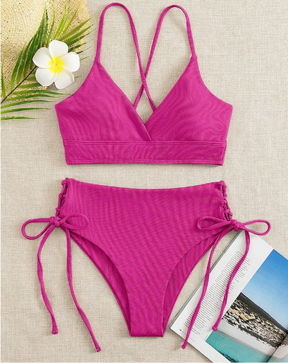 Women's Split Bikini Set – Two-Piece Swimsuit | 13 Colours