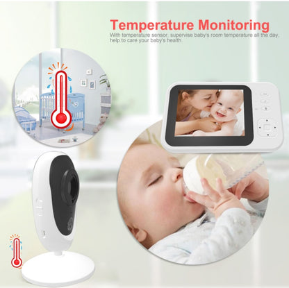 Video Baby Monitor with Night Vision & 3.5" Screen