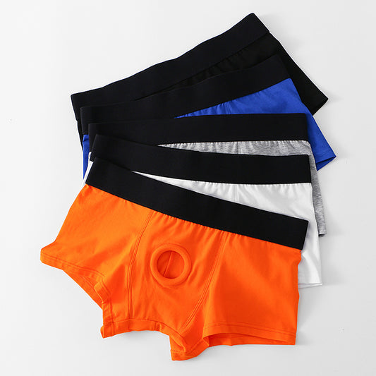 Men's Low-Rise Cotton Boxer Shorts – Breathable Everyday Underwear
