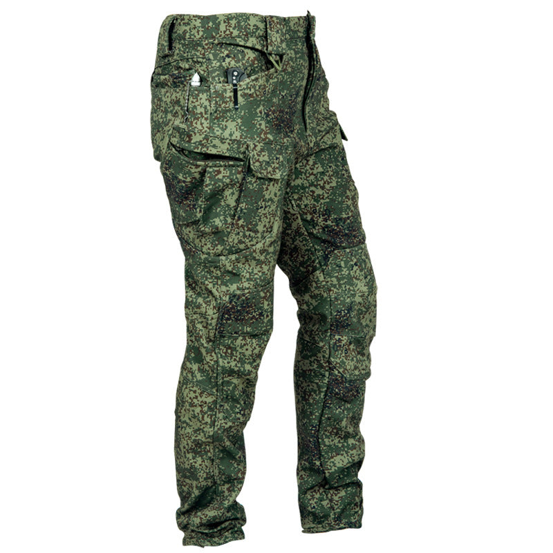 Men's Soft Shell Tactical Trousers | Fleece-Lined Waterproof Outdoor Pants