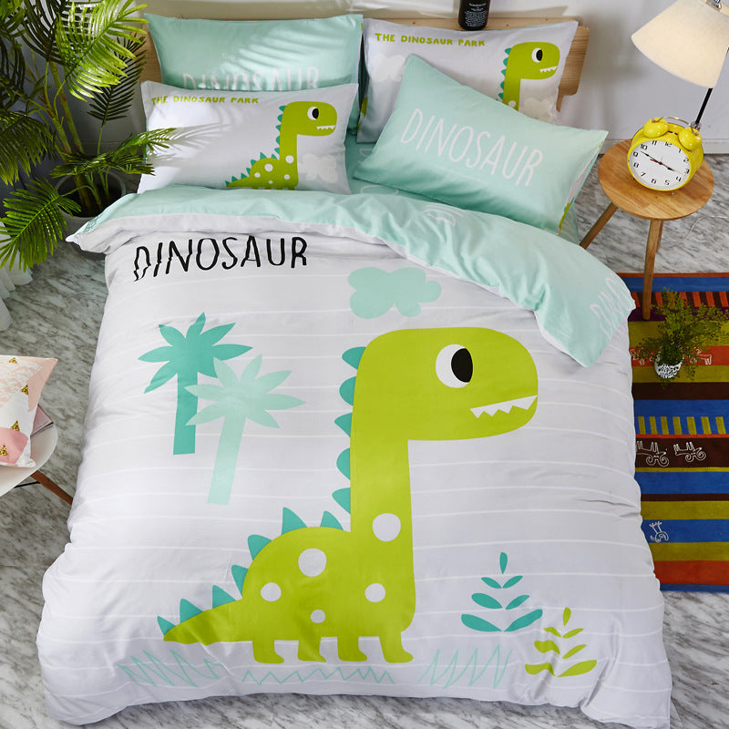 Cartoon Print Cotton Bedding Set 4 Piece | 32 Designs