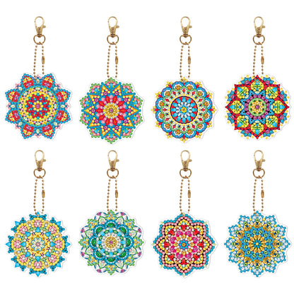 5D Diamond Painting Keychain Kit | DIY Craft Gift