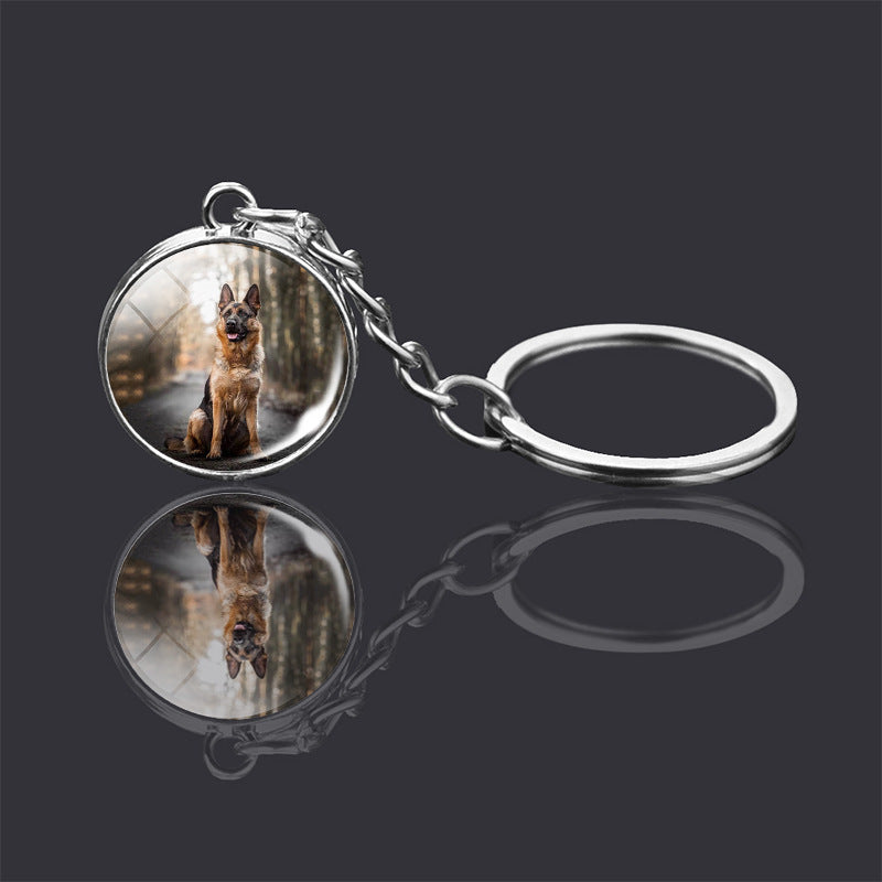 Animal Glass Ball Keychain | Double-Sided Design | 23 Animals