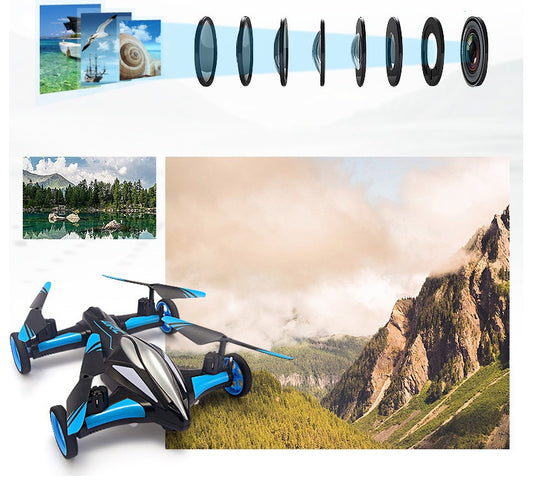 Mini RC Drone with LED Lights - Headless Mode & One-Key Return