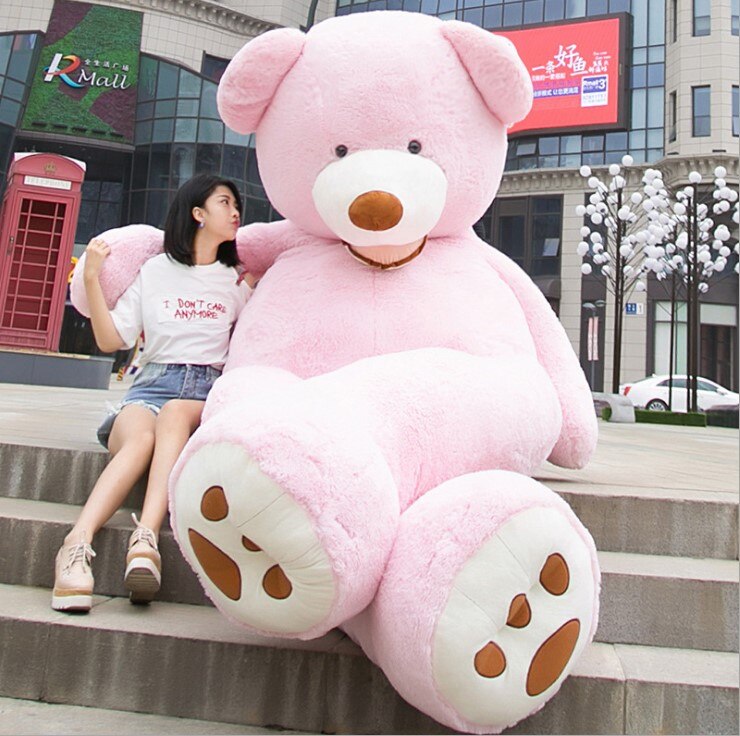 Giant Teddy Bear Plush Shell - Unstuffed Fabric Cover in Multiple Sizes