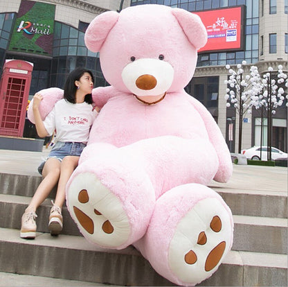 Giant Teddy Bear Plush Shell - Unstuffed Fabric Cover in Multiple Sizes