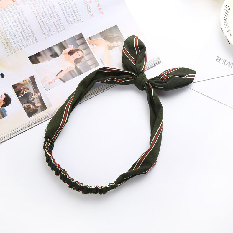 Bow & Bunny Ears Fabric Headband – 59 Styles