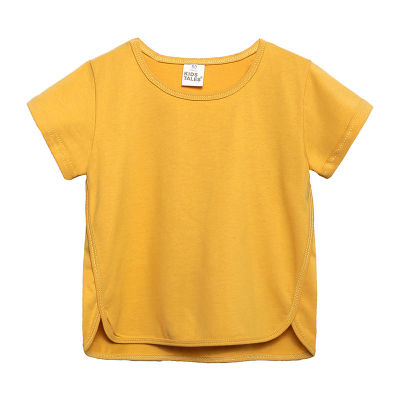 Girls Cotton Short Sleeve T-Shirt – Soft Everyday Top