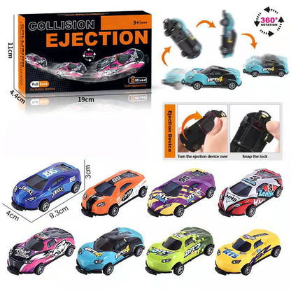 Alloy Pull-Back Flip Stunt Racing Cars - Kids Toy Car Set
