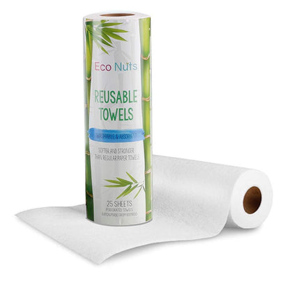 Reusable Bamboo Fibre Kitchen Roll – Washable Paper Towel Alternative