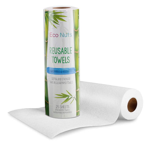 Reusable Bamboo Fibre Kitchen Roll – Washable Paper Towel Alternative