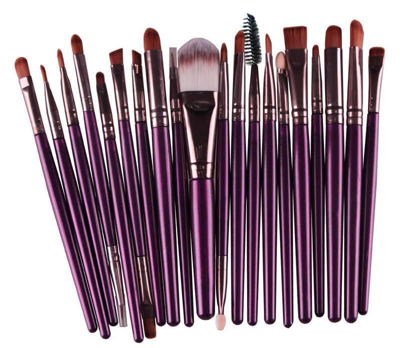 Dual-Tone Makeup Brush – Loose Powder, Blush & Eyeshadow