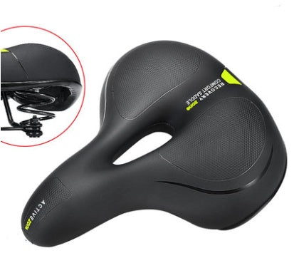 Shock Absorbing Bicycle Saddle – Spring & Spherical Suspension Seat Red, Green & Blue