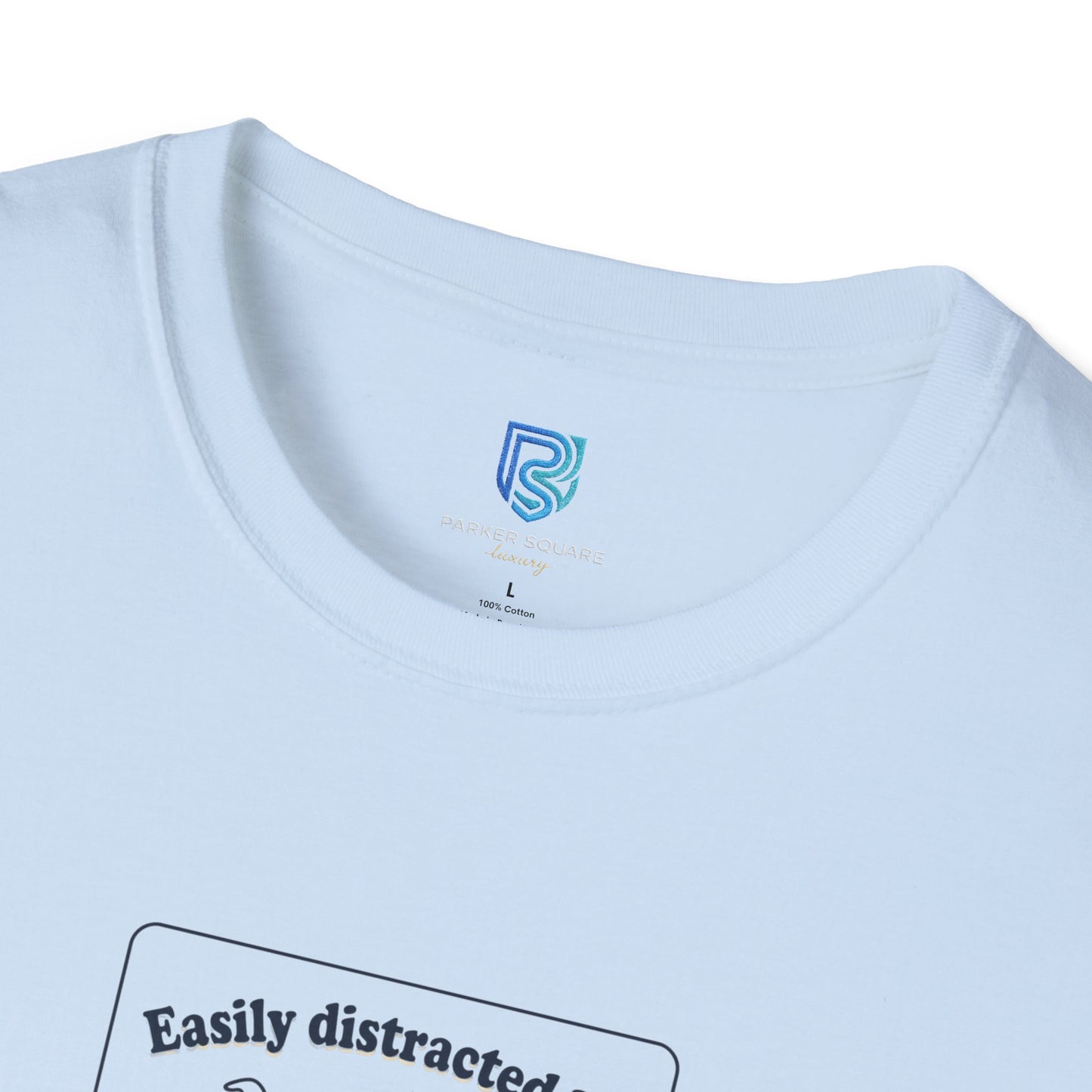 'Easily Distracted By…wait, is that a dog?' Cartoon Dog Graphic Tee