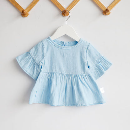 Baby & Toddler Cotton Short Sleeve T-Shirt – 4 Colours