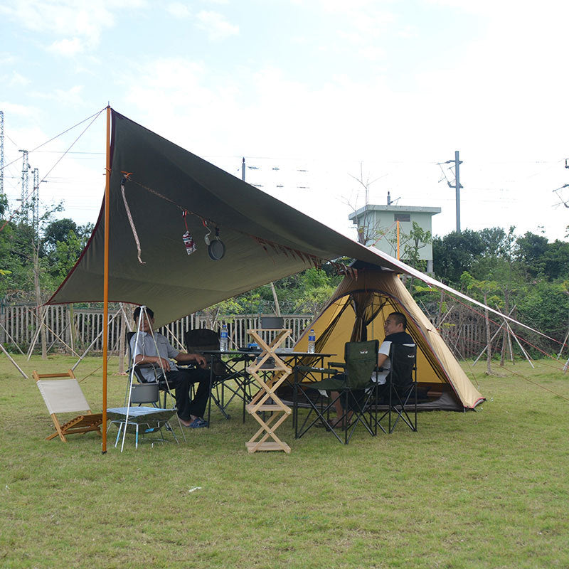 Large Bell Tent – 330×380×240cm Tipi-Style Camping Tent Aluminium Pole 3,000mm Waterproof Base