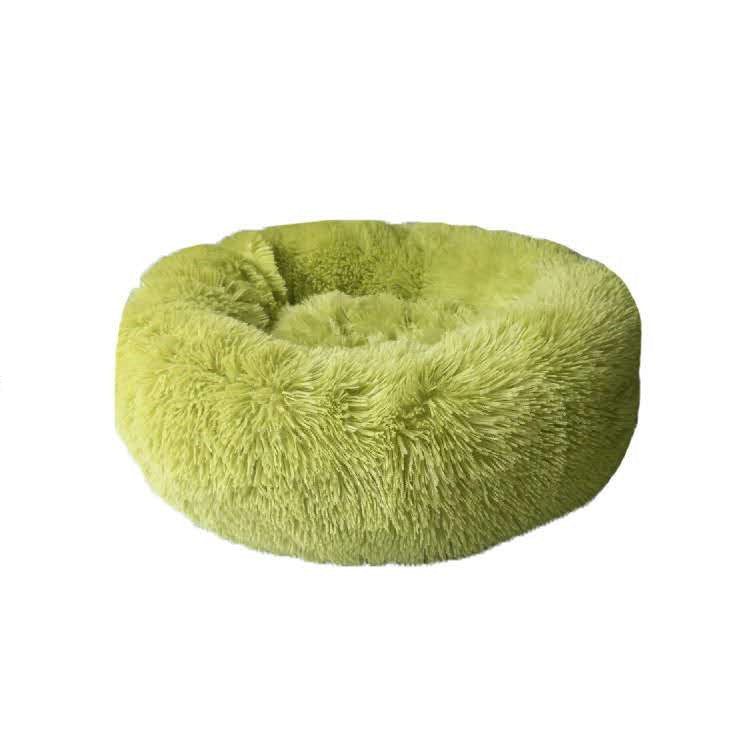 Round Plush Pet Bed | Anti-Slip | Machine Washable | 8 Sizes