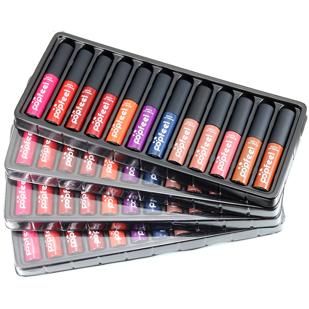 12-Colour Lip Gloss Set – Assorted Shades Gift Collection
