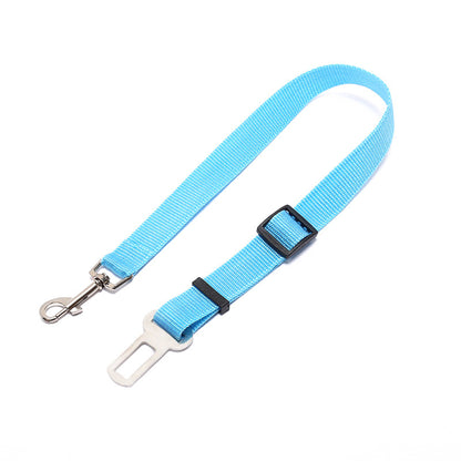 Pet Car Seat Belt Safety Lead | Adjustable Nylon Dog Travel Tether