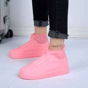 Silicone Waterproof Shoe Covers – Unisex Rain Boot Overshoes