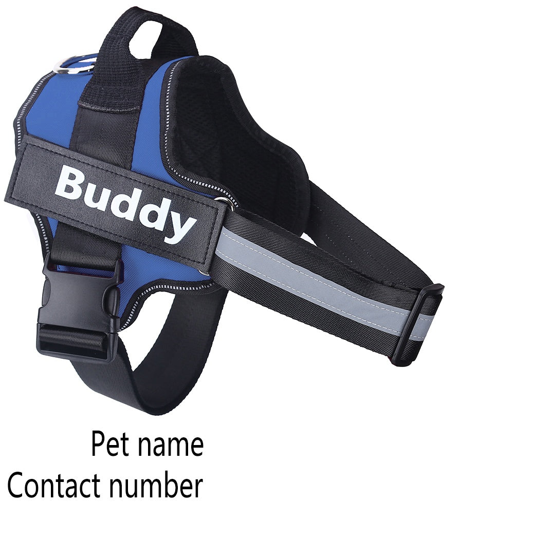 No-Pull Reflective Dog Harness | Adjustable Nylon Vest Puppy to XXL