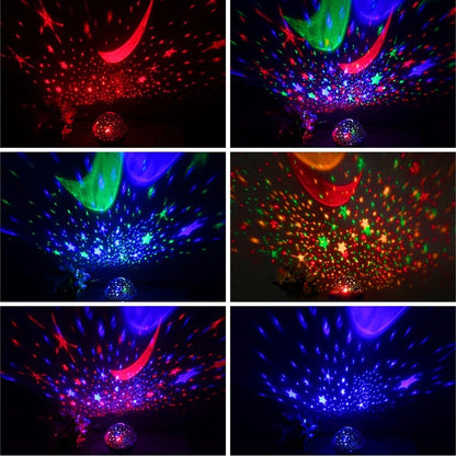Rotating Star & Constellation Projector Night Light
