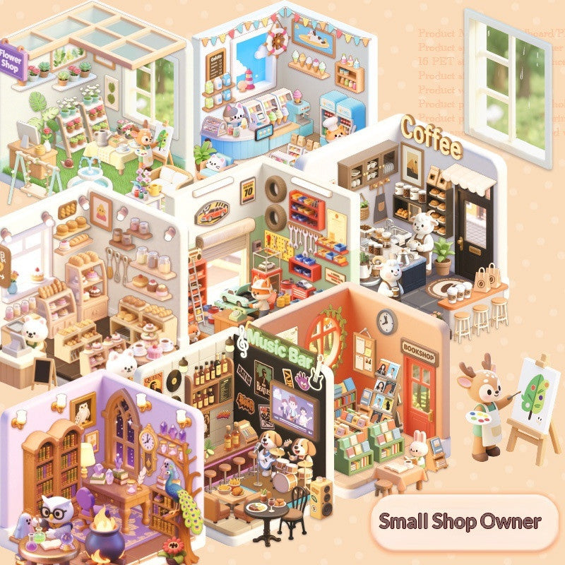 3D Scene Sticker Craft Set for Kids