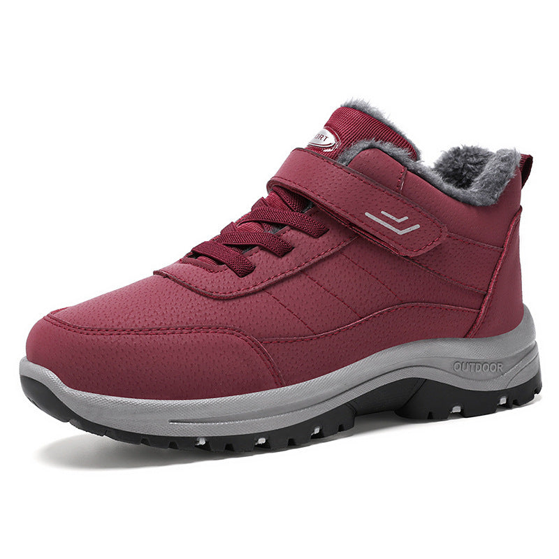 High-Top Fleece-Lined Snow Boots | Sizes 36-46