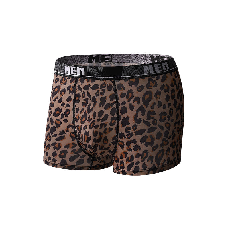 Men's Polyester Boxer Briefs – Mid-Waist Underwear Multiple Styles