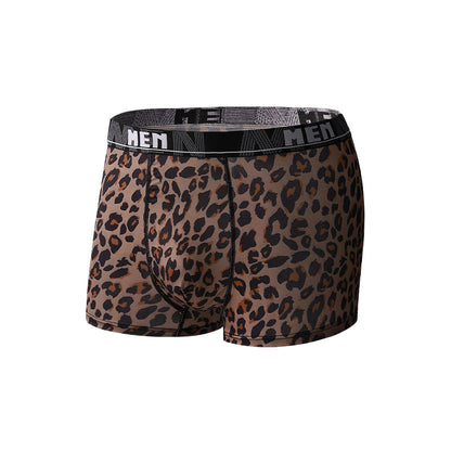 Men's Polyester Boxer Briefs – Mid-Waist Underwear Multiple Styles