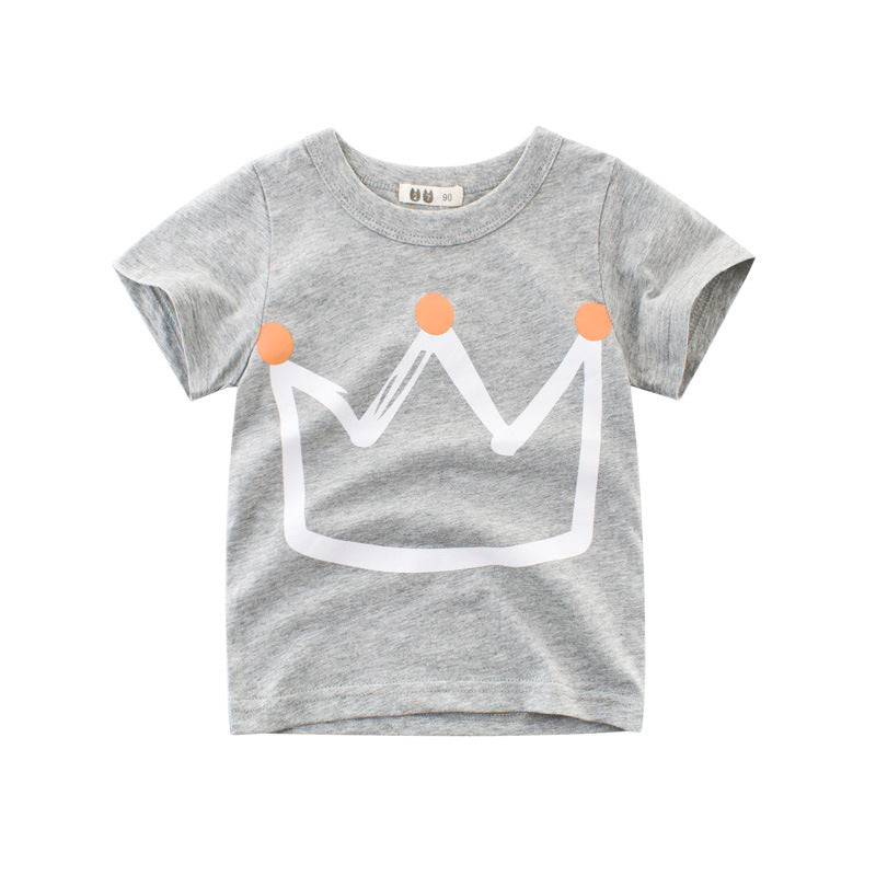 Boys' Short Sleeve Cotton T-Shirt | Age 2-10