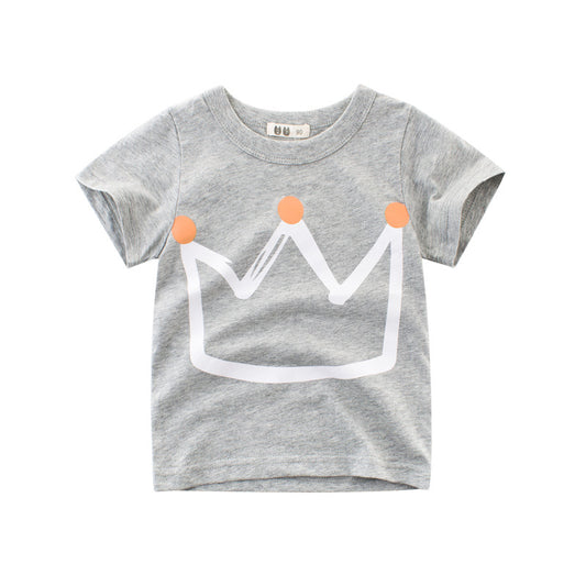 Boys' Short Sleeve Cotton T-Shirt | Age 2-10