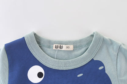 Boys' Short Sleeve Cotton T-Shirt | 100% Pure Cotton, Summer Top