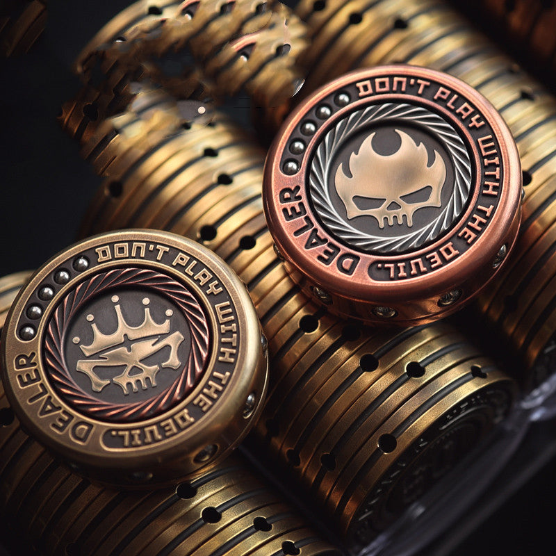 Copper & Stainless Steel Fidget Spinner Decompression Toy