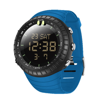 Large Dial Luminous Waterproof Watch for Men - Casual & Sports Style