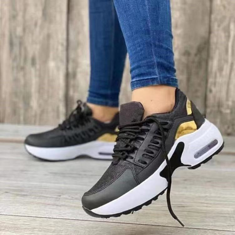 Women's Mesh Lace-Up Low Heel Sneakers | 7 Colours, EU 35–43