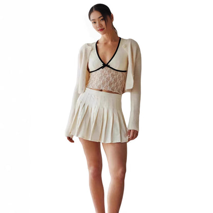 Women's Bow-Knot Short-Sleeve Top | Casual Polyester T-Shirt