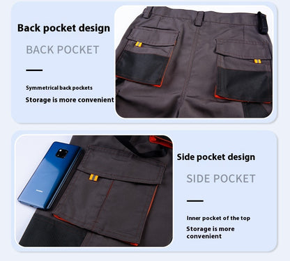 Men's Multi-Pocket Cargo Trousers | Dark Gray Workwear