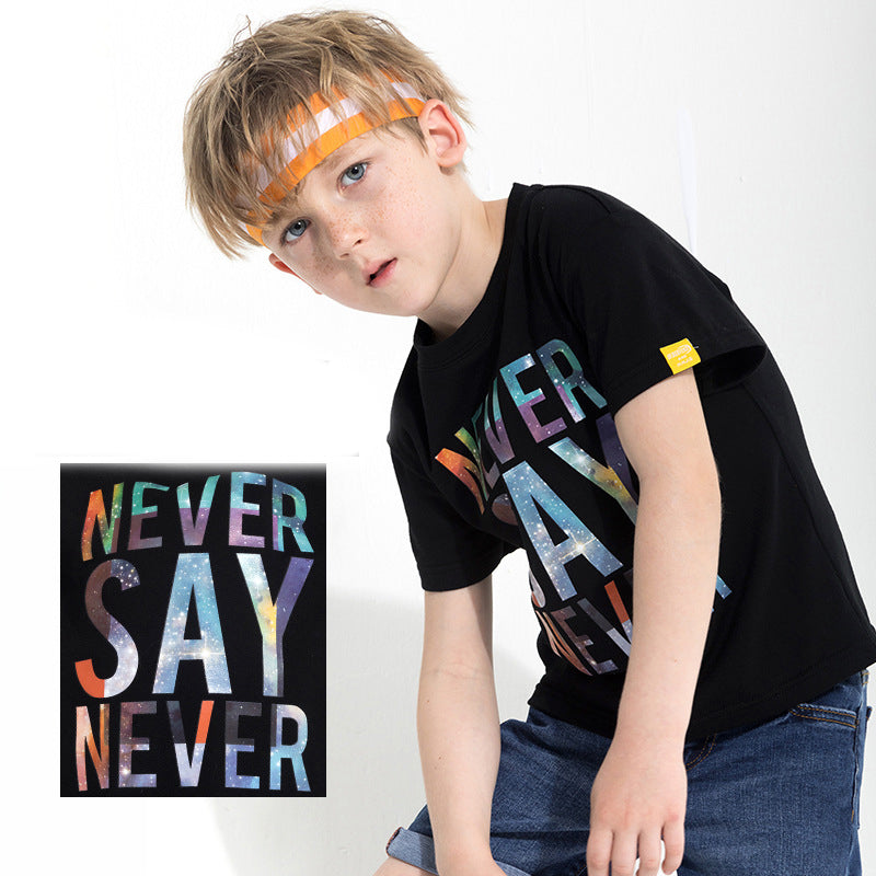 Children's Letter Print T-Shirt | Ages 2-7