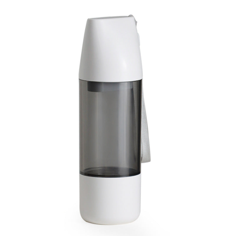 2-in-1 Portable Dog Water Bottle & Food Container | 350ml Travel Pet Feeder