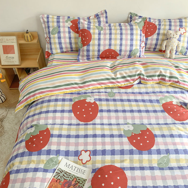 Printed Polyester Bedding Set 3 or 4 Piece | 10 Designs 5 Sizes